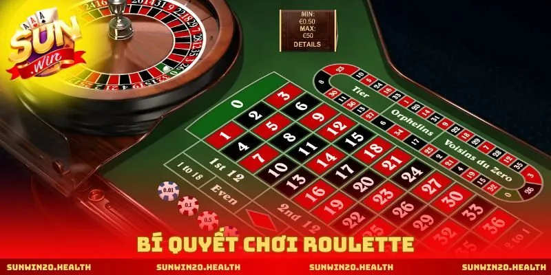 Bí quyết chơi roulette 