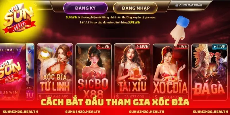 Cách bắt đầu tham gia xóc đĩa