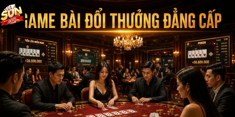 Game bài Sunwin – Trò chơi lớn, thưởng lớn